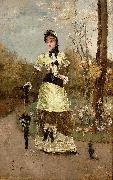 Alfred Stevens La Parisienne oil painting reproduction